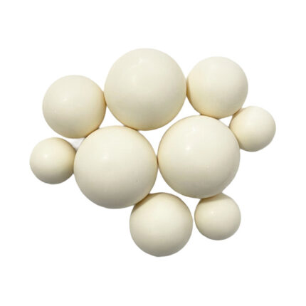 Set sfere comestibile - decoratiuni pentru deserturi - Albe #1147