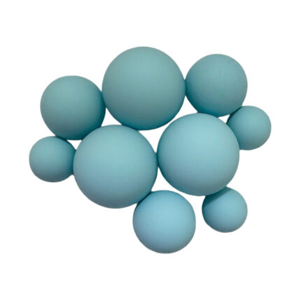 Set sfere comestibile - decoratiuni pentru deserturi - Bleu #1130 - 9buc.
