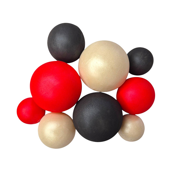 iryska-sfere-ciocolata-rosu-catifea-alb-perlat-negru-perlat Set sfere comestibile - decoratiuni pentru deserturi - Rosu catifea / Alb perlat / Negru perlat #1444 - imagine 1