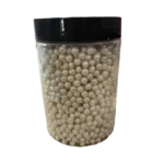 Perle decor de zahăr alb sidefat -4mm-200grame