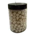 Perle alb sidefat de zahăr 8 mm-200grame