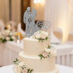 Cake topper - Topper Argintiu pentru tort - Logodna Mr & Mrs - imagine 2